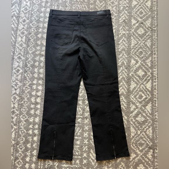 Nicole Miller Women's Black Straight Leg Jeans size 14 (M127) never worn - Picture 8 of 11
